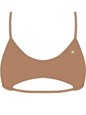 Boutine Los Angeles Women's Bikini Top in Pink Tan